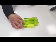 Nettoyeur optique en fibres sans alcool SC FC MU LC ST D4 DIN Plus de 600 fois