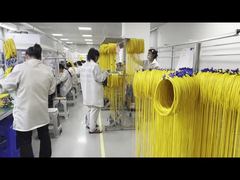 What constitutes a standardized fiber optic patch cord production workshop?