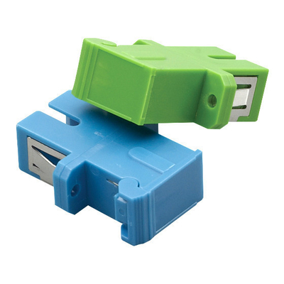 Simplex SC PC Adaptateur à fibre optique UPC avec obturateur automatique latéral Compatibilité réseau 4g