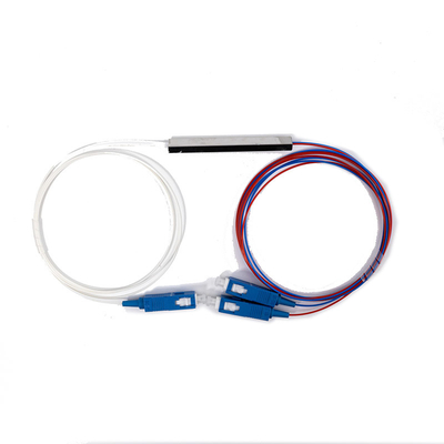 Splitter PLC à fibre optique de type mini SC UPC avec fibre G657A de 0,9 mm