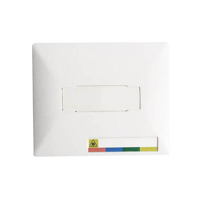 Boîte terminale FTTH à 4 ports blanche avec adaptateur SC LC