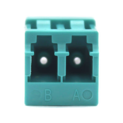 low Type LC PC OM3 Multimode Duplex Fiber Optic Adapter for Loading Test ≥ 70 N Insertion Lose 0.2dB