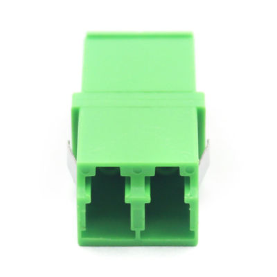 FTTH LC Duplex Fiber Optic Adapter with Flip Auto Shutter