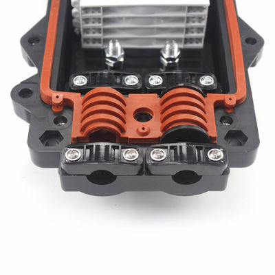Wall Mounting 144F Fiber Optic Splice Closure PP PC Plastic With High Strength