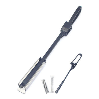 Fiber Drop Wire Suspension Clamp Flat Wedge shaped securing Galvanised