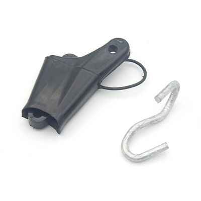 Galvanised Fiber Drop Wire Clamp UV Resistant For 1 Copper Pair