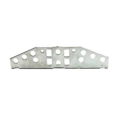 Hot Galvanized Steel Cross Arm Bracket Multiple Drop Wire Sliver For FTTH Pole