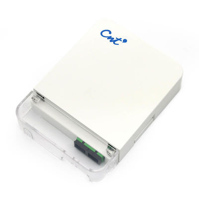 Wall Mounting Fiber Optic Terminal Socket 1 Port For Patch Cable