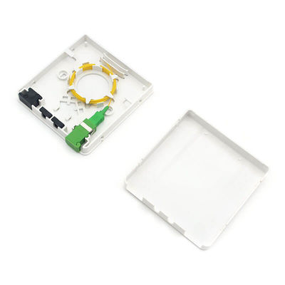 2 Cores 4 Cores Fiber Optic Terminal Socket ABS Plastic For FTTH