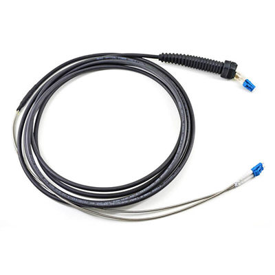 SM MM Waterproof Fiber Optic Connector Duplex LC UPC NSN Boot