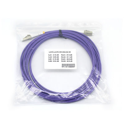 LSZH DX Fibre Patch Leads Custom Fiber Optic Patch Cables Multimode