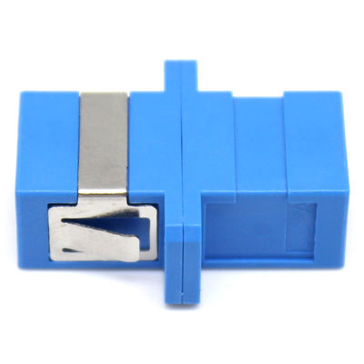 FTTH Waterproof Fiber Optic Connector SC UPC Simplex Adapter With Flange