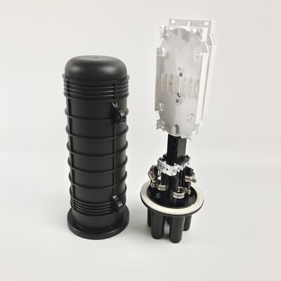 1 In 3 Out Ports Dome Fiber Optic Splice Closure with 48 Cores Heat Shrinkable Sealing for Aerial and Pole-Mounting