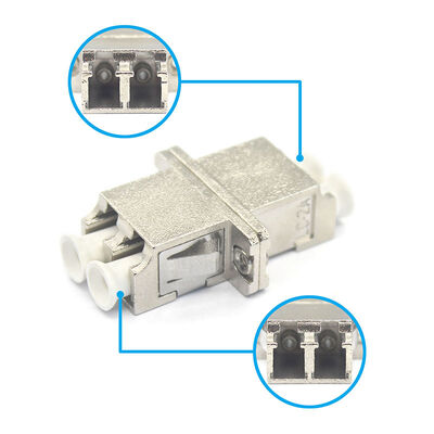 GSM Network SC UPC Simplex Metal Case Fiber Adapter with Flange Storage Temp. 40°C to 85°C