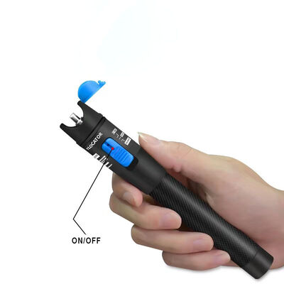 650nm Visible Red Laser Visual Fault Locator with 1mW to 50mW Output Power and 18~22km Detection Range Fiber Optic Tester
