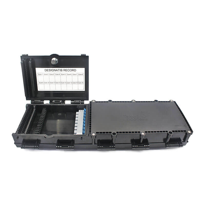 Non-flame retardant Fiber Optic Termination Box ABS 16 Cores Protection Level (IP68)