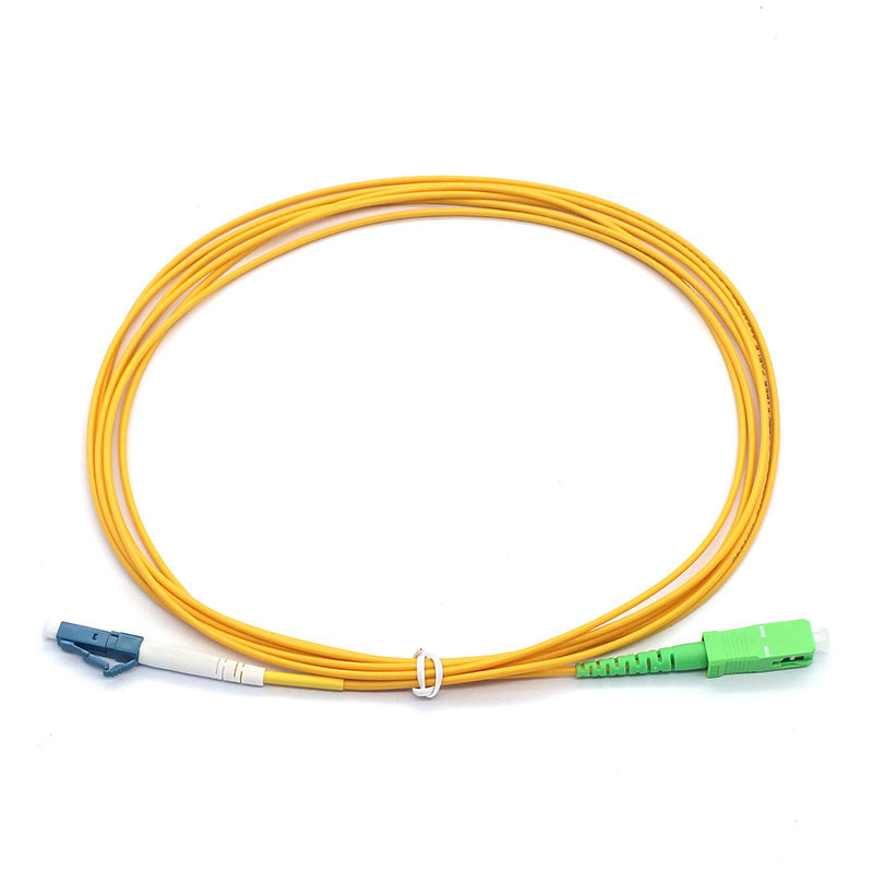 Simplex 9/125µM St Fiber Patch Cable SC APC To LC UPC SM Fiber Broad Band Network