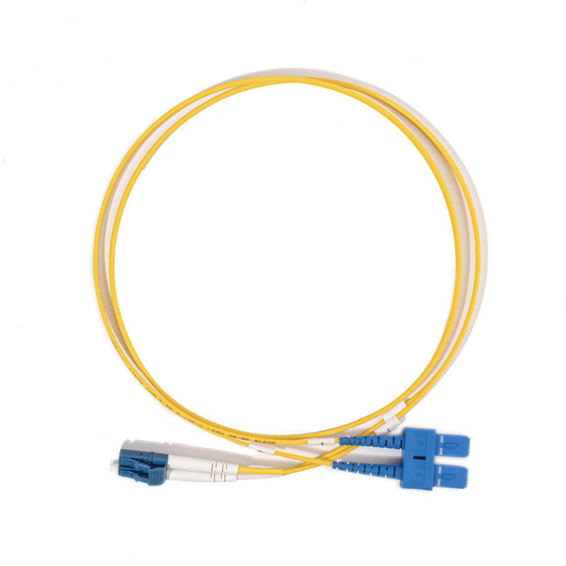 SM Duplex LC UPC To SC UPC Fiber Optic Patch Cable 2.0MM, G657A1, 3meters