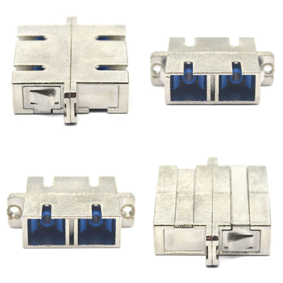 Système CATV SC/UPC SX DX Adaptateur à mode unique avec bride et perte d'insertion de 0,2 dB