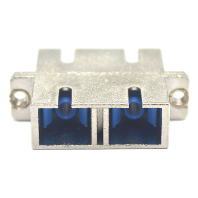 Système CATV SC/UPC SX DX Adaptateur à mode unique avec bride et perte d'insertion de 0,2 dB