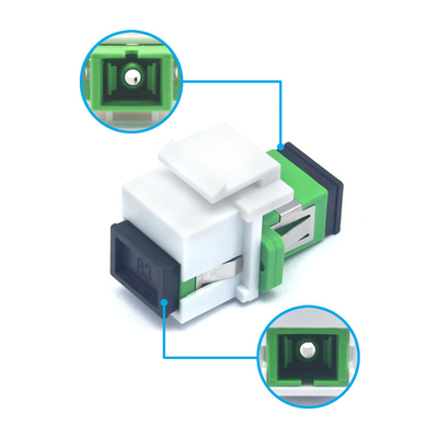 Adaptateur clé simple APC SC avec épreuve de charge de la bride ≥ 70 N Température de stockage de 40°C à 85°C