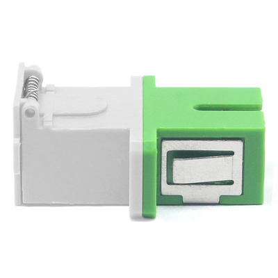 Température de stockage de 40°C à 85°C SC Adaptateur à fibre optique APC avec obturateur automatique et bride Filp