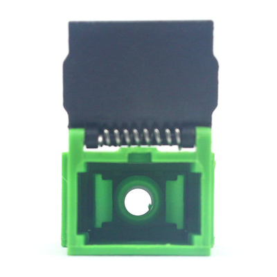 0.2 dB Durabilité SC APC ou UPC Simplex SM Adaptateur à fibre optique avec obturateur automatique