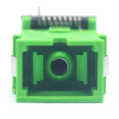 0.2 dB Durabilité SC APC ou UPC Simplex SM Adaptateur à fibre optique avec obturateur automatique