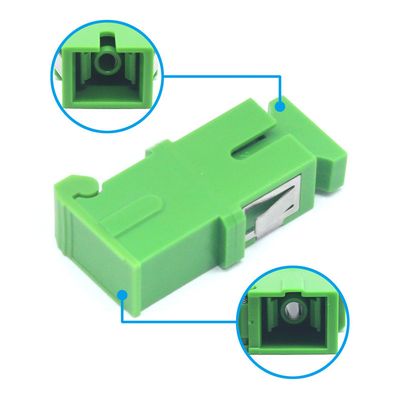 Simplex SC PC Adaptateur à fibre optique UPC avec obturateur automatique latéral Compatibilité réseau 4g