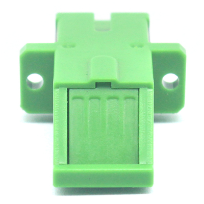 4g réseau fibre optique SC APC SM SX Adaptateur avec flange d'obturateur à inclinaison automatique Température de stockage -40°C à 85°C