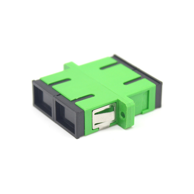 Réseau GSM Fibre optique vert SC APC Adaptateur optique duplex en mode unique avec bride