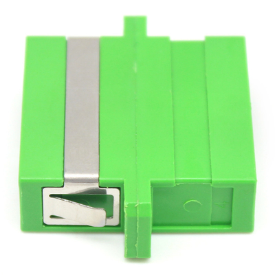 Réseau GSM Fibre optique vert SC APC Adaptateur optique duplex en mode unique avec bride