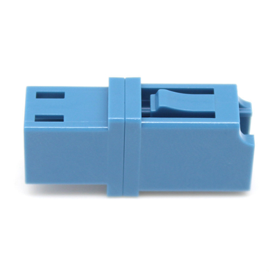 0.2dB perte d'insertion stockage LC UPC connecteur double fibre optique pour adaptateur