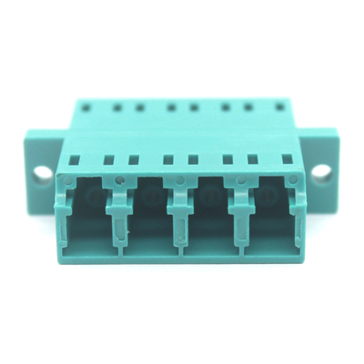 Système CATV stable Adaptateur à fibre optique quadruplex multimode OM3 avec bride