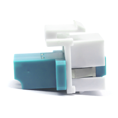 LC PC Duplex OM3 MM FTTH Adaptateur de flange de l'obturateur intérieur pour les réseaux sécurisés en fibre optique