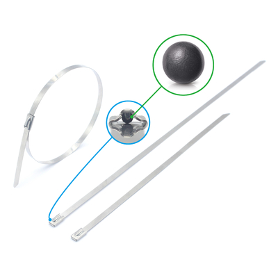 Les fils de liaison directement en acier inoxydable câble attache résistant aux UV 201 304 316 Taille personnalisée