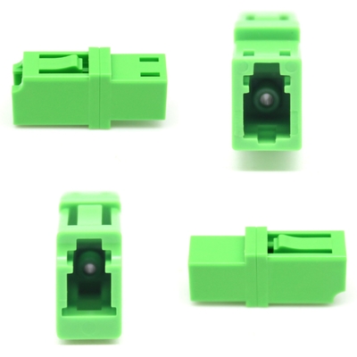 Adaptateur optique en fibre optique APC FTTH monomode Simplex vert LC avec et test de charge ≥ 70 N