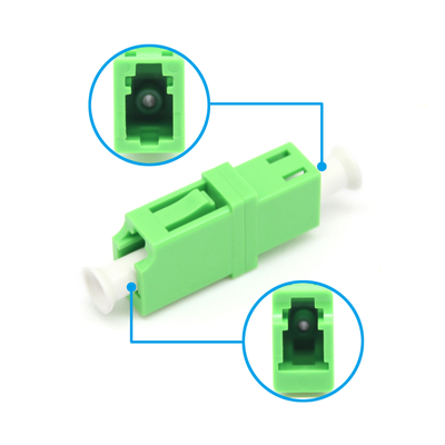 Adaptateur optique en fibre optique APC FTTH monomode Simplex vert LC avec et test de charge ≥ 70 N