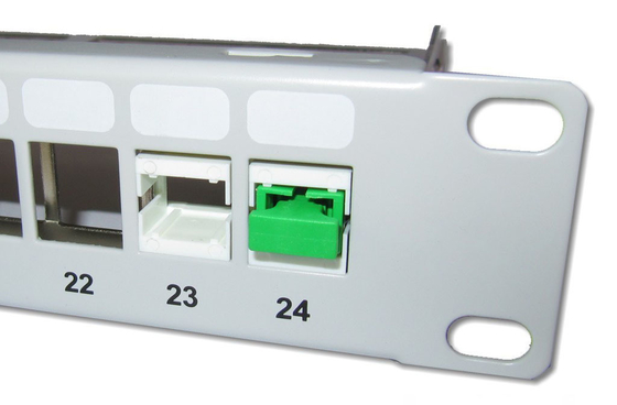 Adaptateur de clé à fibre optique APC LC Duplex avec volet intérieur
