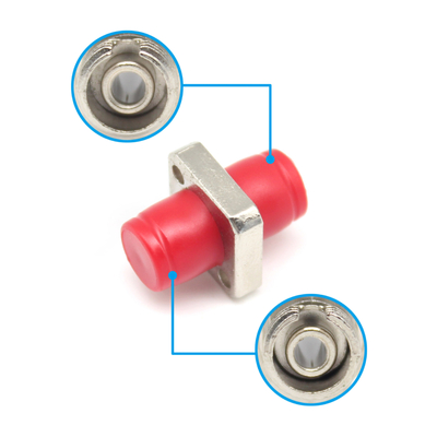 Adaptateur de type carré FTTH FC UPC avec température de stockage à manche en zirconium. -40°C à 85°C