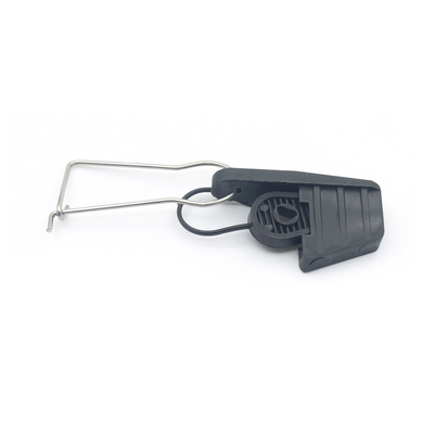 Télécom Construction Outdoor FTTH Clamp de câble optique avec fil noir de fibre