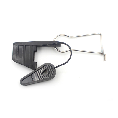 Télécom Construction Outdoor FTTH Clamp de câble optique avec fil noir de fibre
