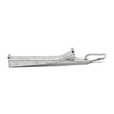 FTTH Telecom Outdoor Steel Drop Cable Tension Clamp 165*15*30mm et 57g pour l'extérieur