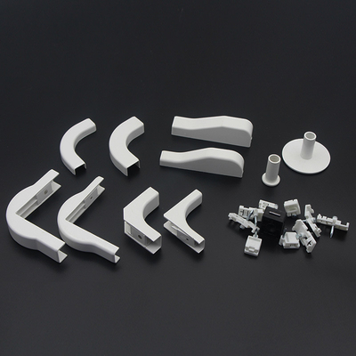 Accessoires en plastique en fibre optique ABS câblage câblage à angle droit de flexion du câble du tube mural