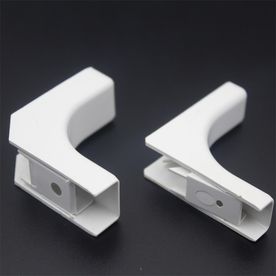 Accessoires en plastique en fibre optique ABS câblage câblage à angle droit de flexion du câble du tube mural