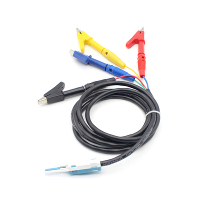 Test électronique STG de type bloc de fil de plomb câble à 4 fils sonde de test en série avec bouchons de banane