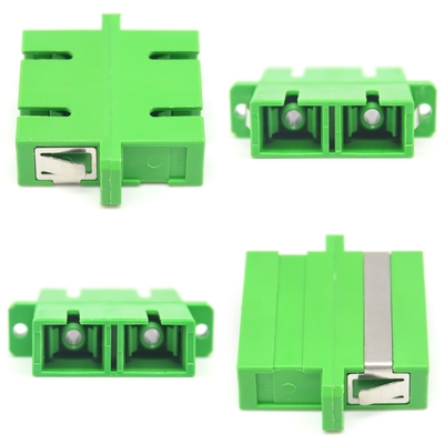 Système CATV Multimode Duplex Mini Sc Apc Adaptateur à fibre optique avec bride
