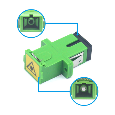 0.2dB Perte d'insertion SC APC Adaptateur à fibre à mode unique pour l'installation de réseaux 3G