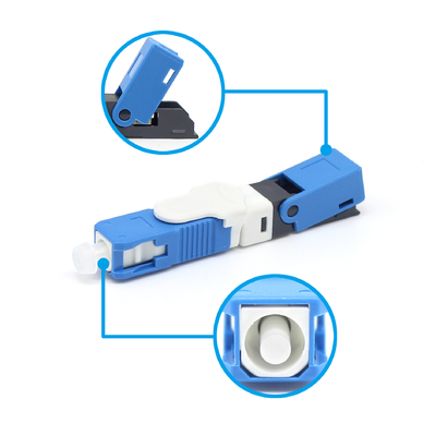 Connecteur rapide à mode unique en fibre optique SC/UPC pour câble à décharge