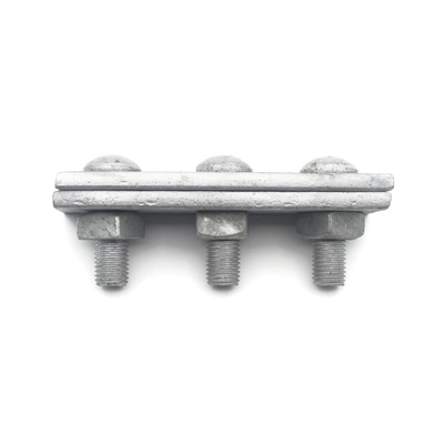 250daN MBL Galvanisés en acier câble de ligne aérienne droit 3 trous en angle 1/2 &quot; Guy pinceau